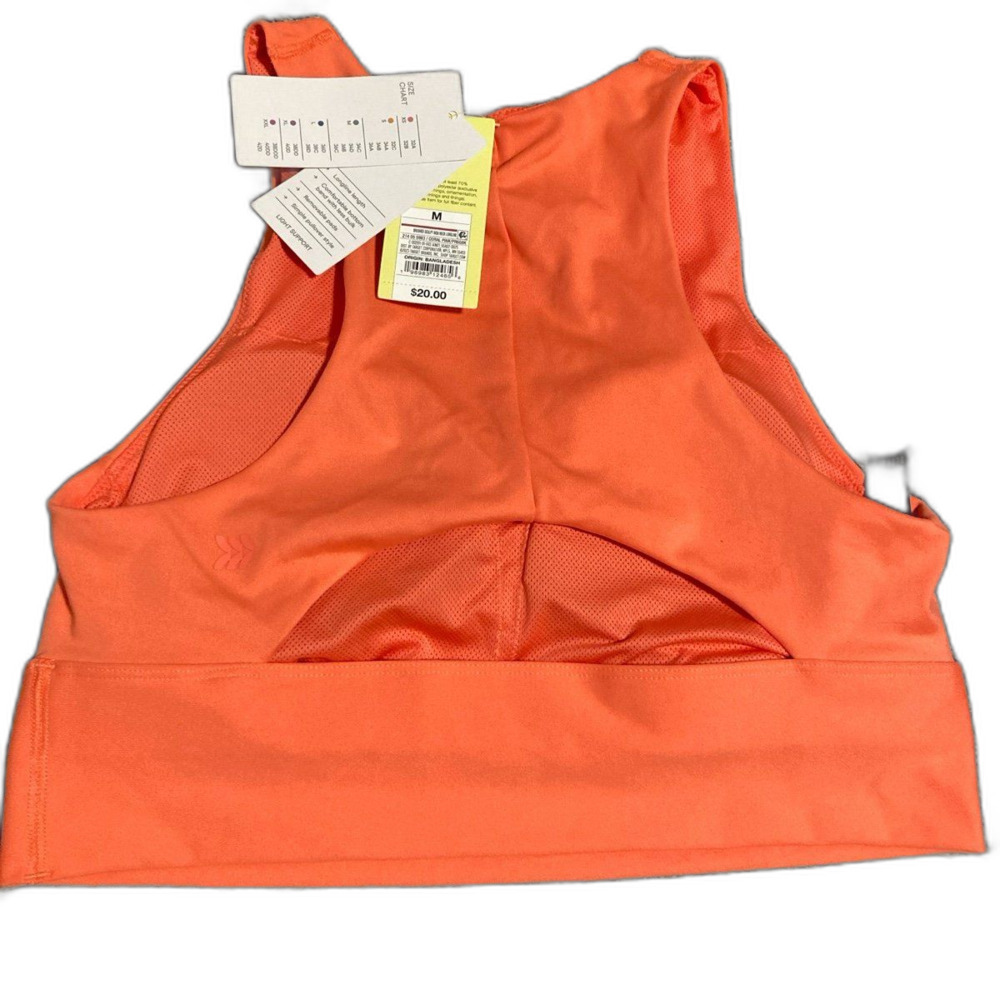 All in Motion Brushed Sculpt Light Support Longline Sports Bra NWT Medium - Picture 7 of 8